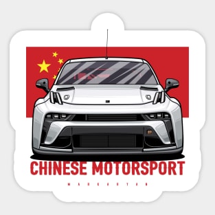 Chinese motorsport Sticker